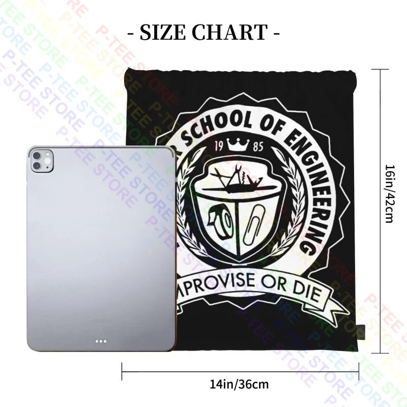 Macgyver школа инженерных импровизий или импровизированных шнурков сумки для