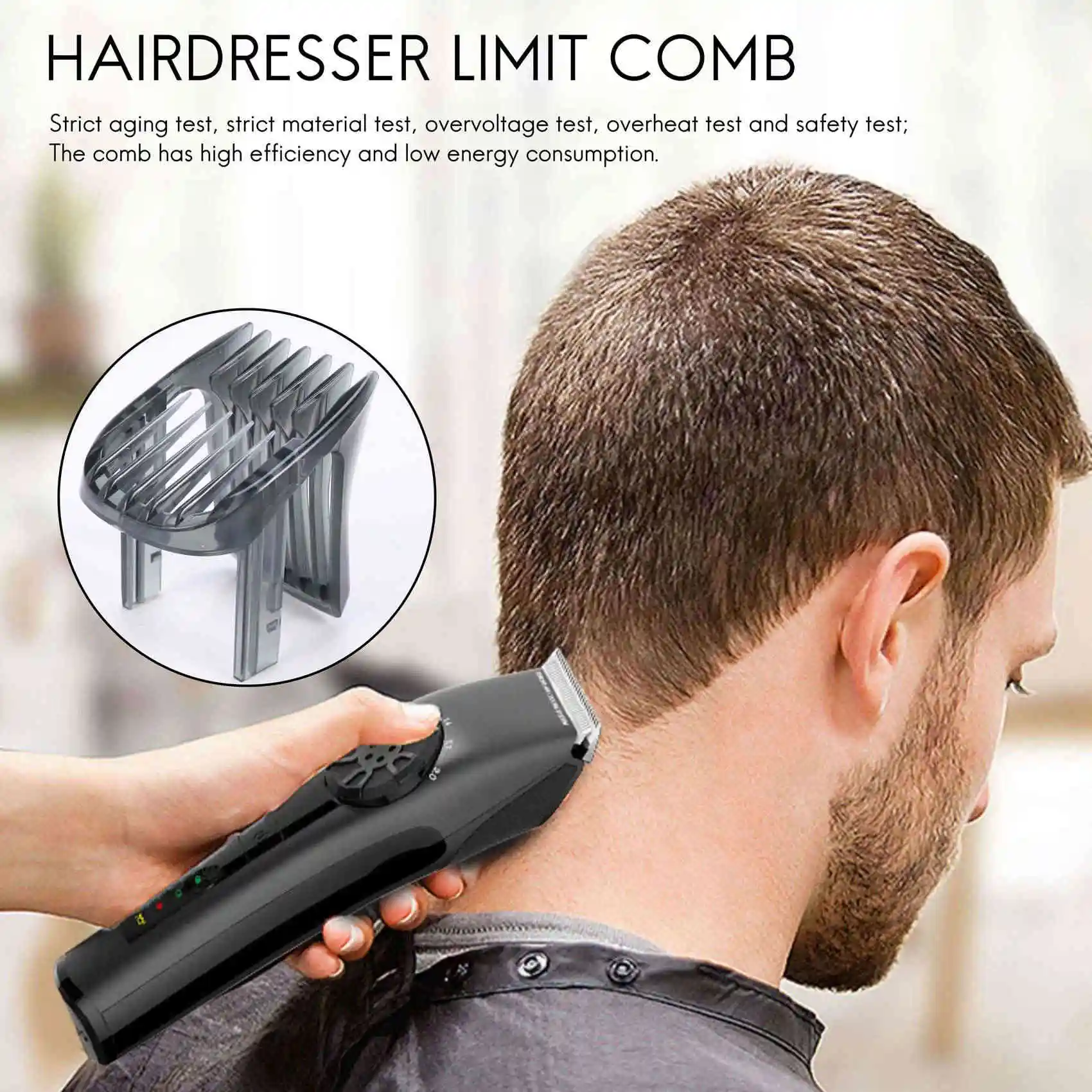 Сменная расческа Limit Combs с триммерной головкой для машинки стрижки волос Philips HC3400