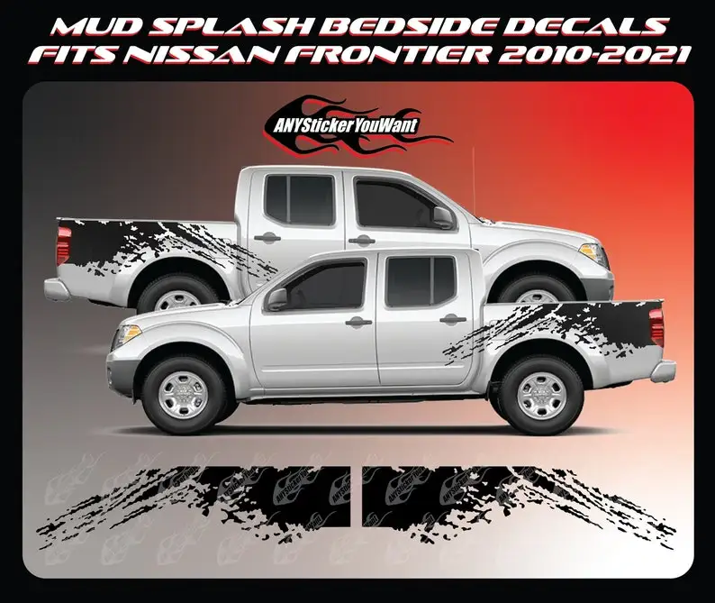 

Виниловая графическая наклейка x2 для Nissan Frontier 2010-2021