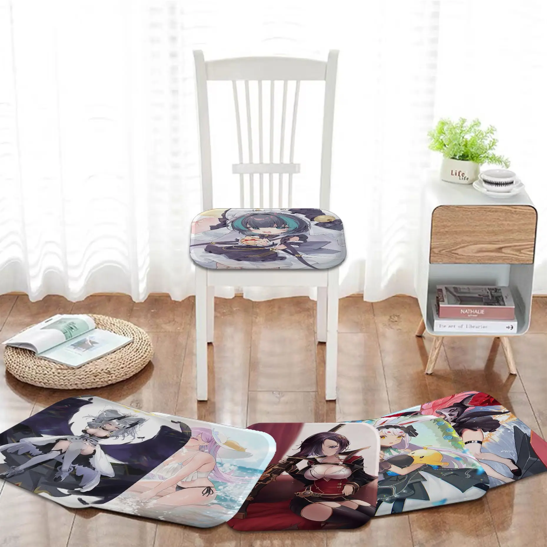 

Всесезонная мягкая дышащая подушка для стула, 45x45 см