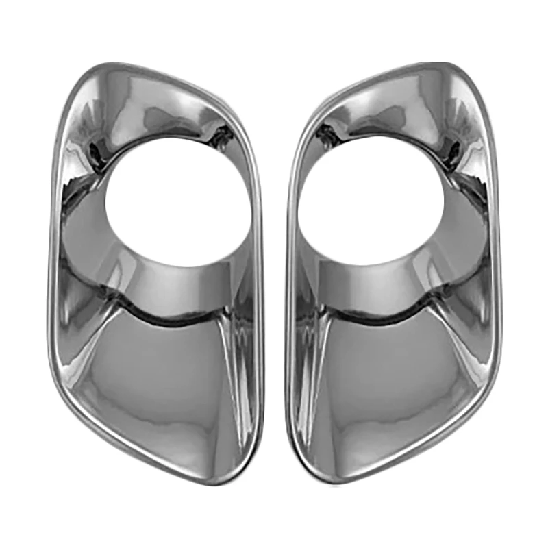 

For Jeep Cherokee 2014-2018 ABS Chrome Front Fog Light Lamp Cover Trim Fog Light Bezel Decoration Frame