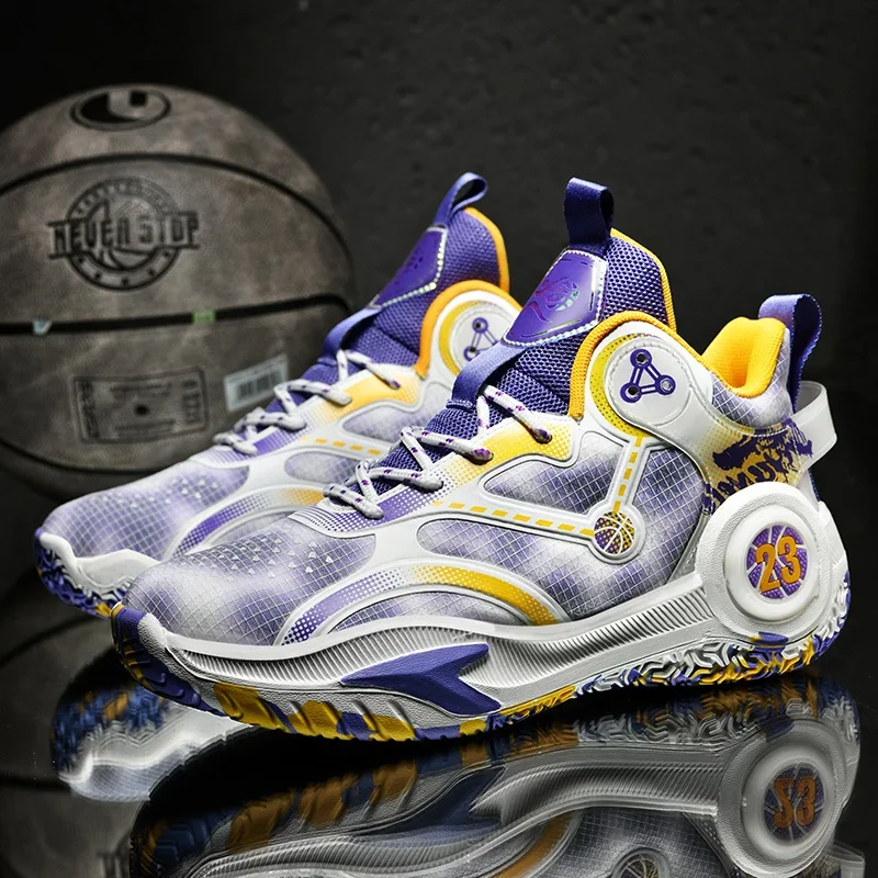 Трендовые женские кроссовки Баскетбольная обувь мужская для пар дышащая удобная