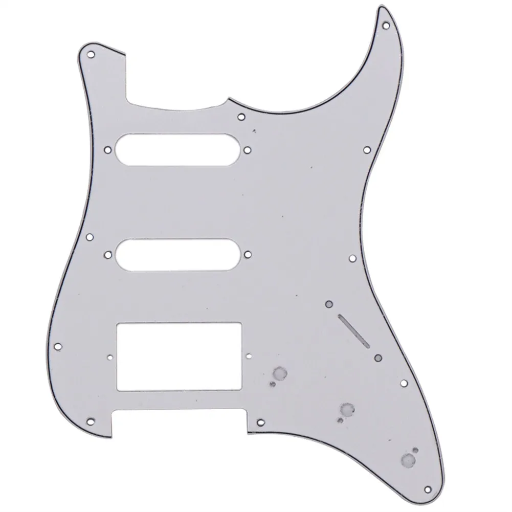 

Hot New High Quality Pickguard Guitar 11 Holes SSH Guitar Scratch Plate 3 Ply For Strat SQ Style Electric Guitars PVC