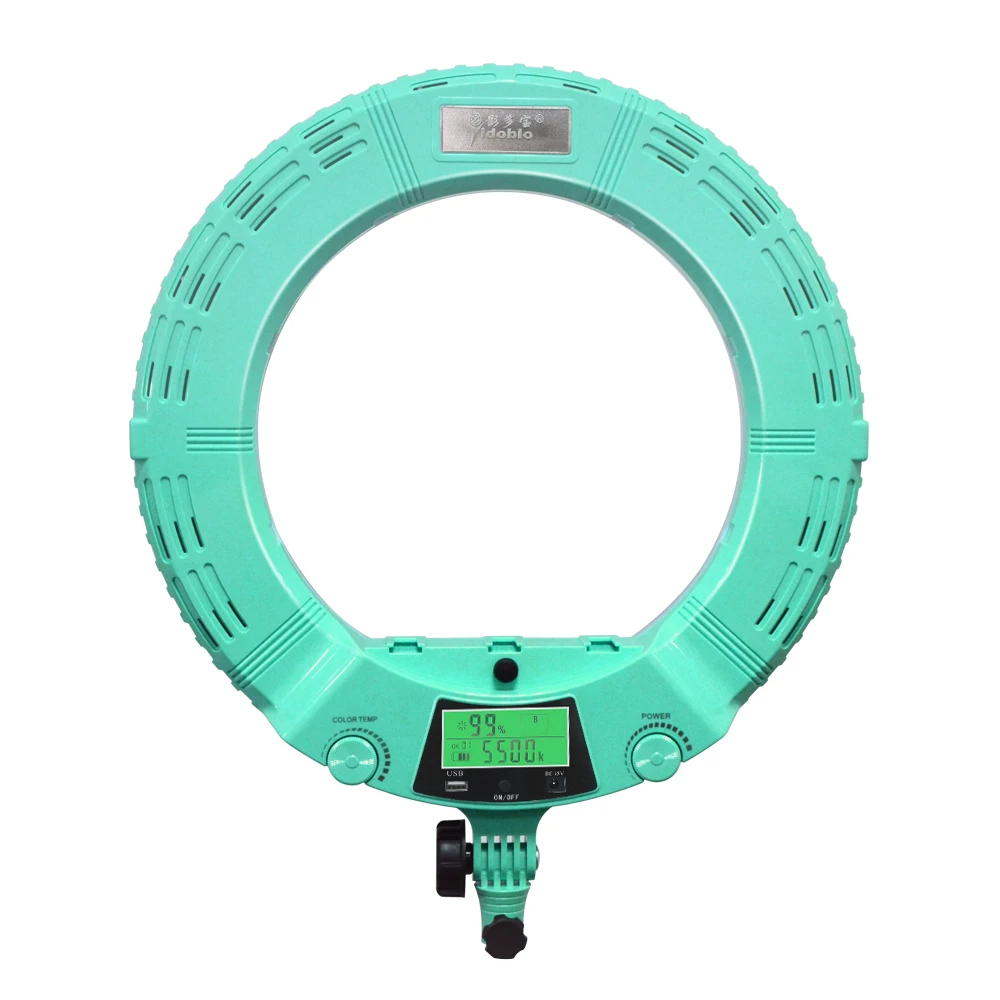 

Yidoblo AX-480EII LCD Screen RC Makeup Tattoo Photography Ring Lamp 18" 240PCS LED Ring Light Bio-color Adjustable LED Lamp Kit