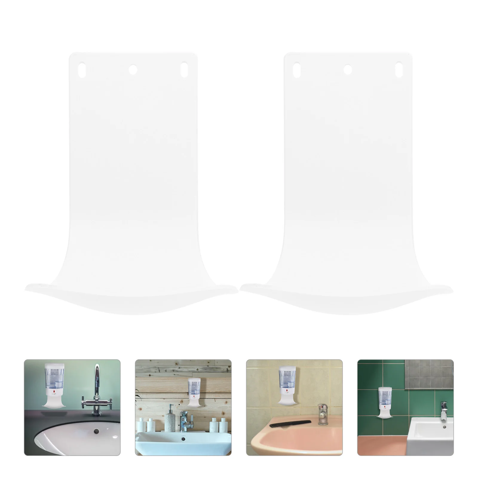 

2pcs Soap Dispenser Wall Mount Dispenser Wall Soap Dispenser Laundry Detergent Drip Catcher Detergent Drip Catcher