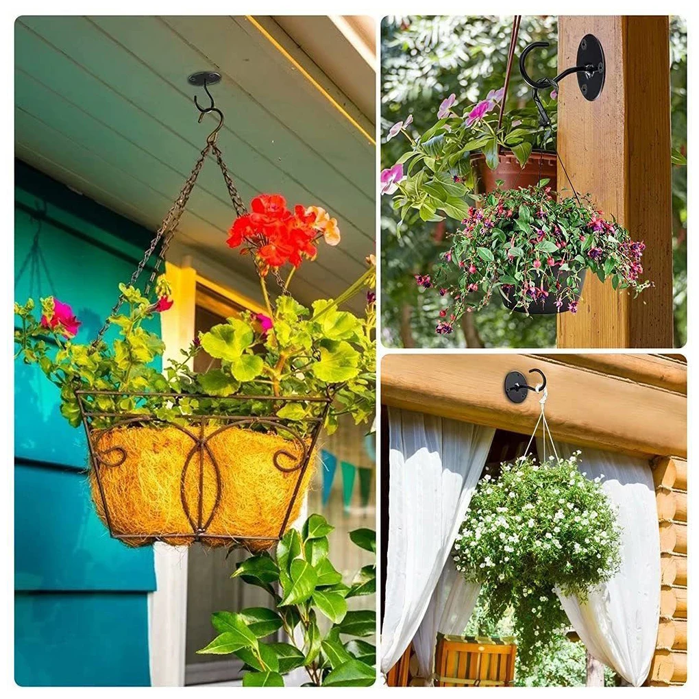 

2/3 2pcs Hang Favorite Plants With Ease Using These Sturdy Plant Hooks For Ceiling Saves Garden Space