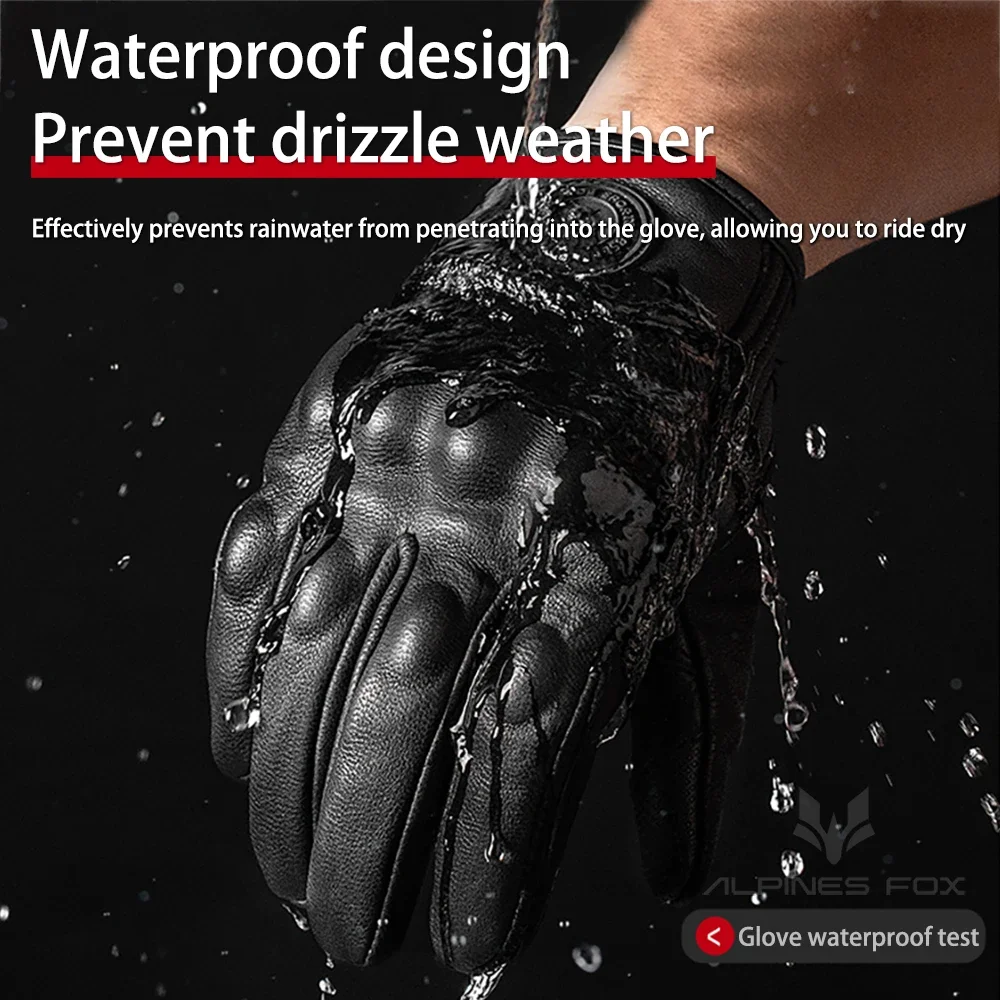 Винтажные мотоциклетные перчатки из натуральной кожи дышащие для гонок на