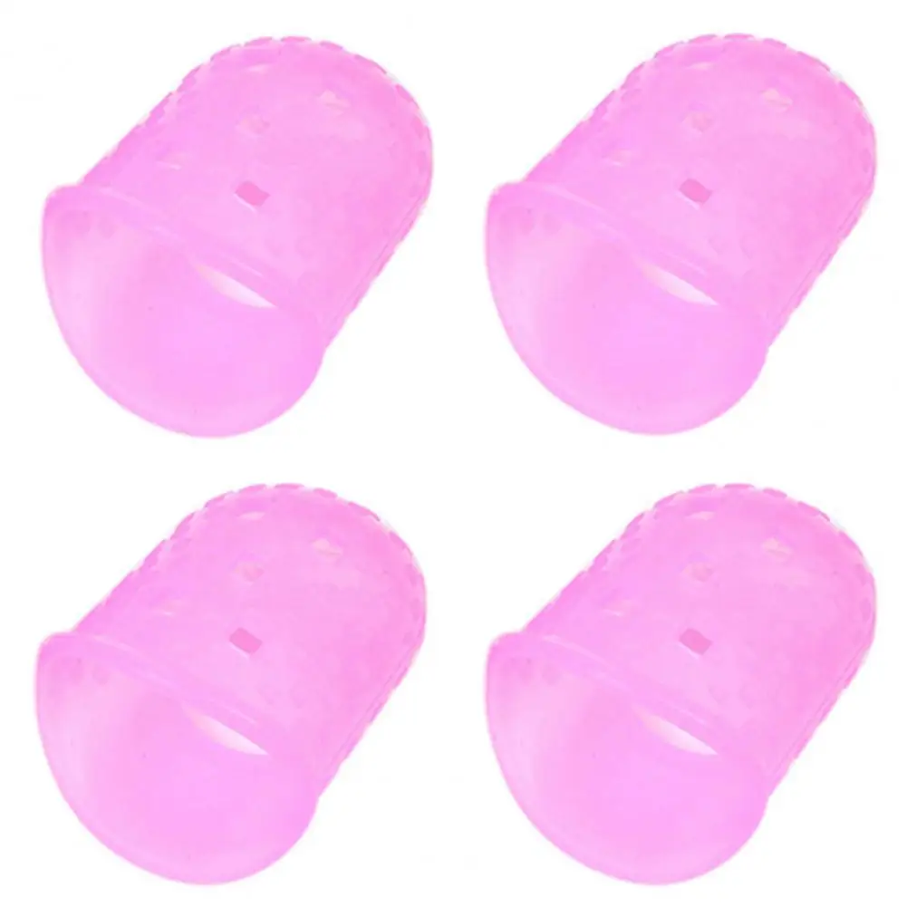 

4Pcs/Set Sturdy Piano Finger Protector Flexible Ventilated Design 6 Colors Left Hand Fingertip