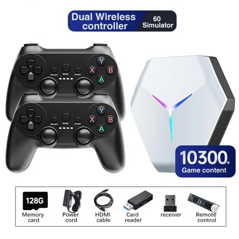 Игровая консоль X10 4k Gamestick TV BOX 5G Dual System 2.4G
