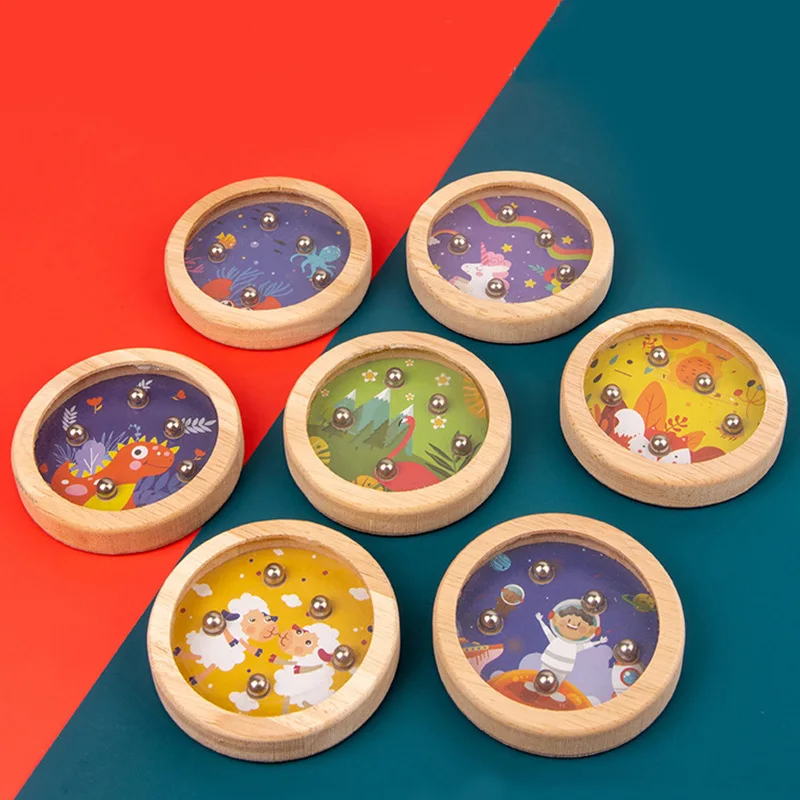 

Hot Selling Wooden Children's Walking Beads Gifts; Children's Early Education Mongolian Teaching Aids; Small Wooden Toys