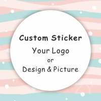 100pcs custom sticker your logo sticker custom labels sticker personalized sticker wedding birthday thank you stickers packaging