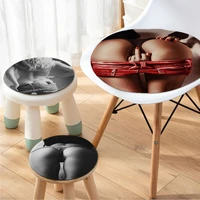 sexy girl ass art dining chair cushion circular decoration seat for office desk cushion pads