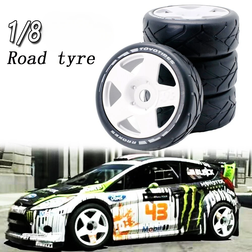 105 мм 1/8 RC Off-Road Багги Шины Колесо 17 Шестигранное для ARRMA Traxxas Redcat Team Losi Kyosho VRX HPI WR8 HSP