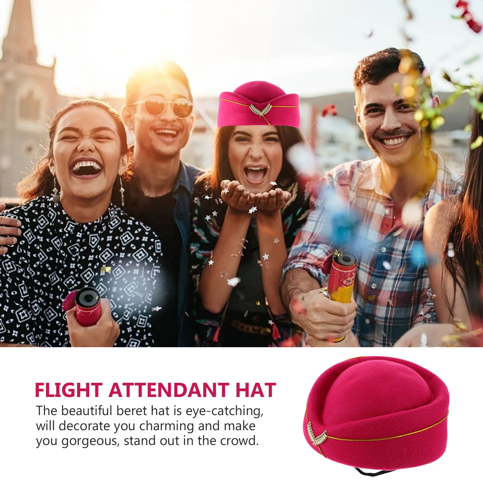 Шляпы для женщин берет стюардессы в Великобритании костюм пилота аксессуары