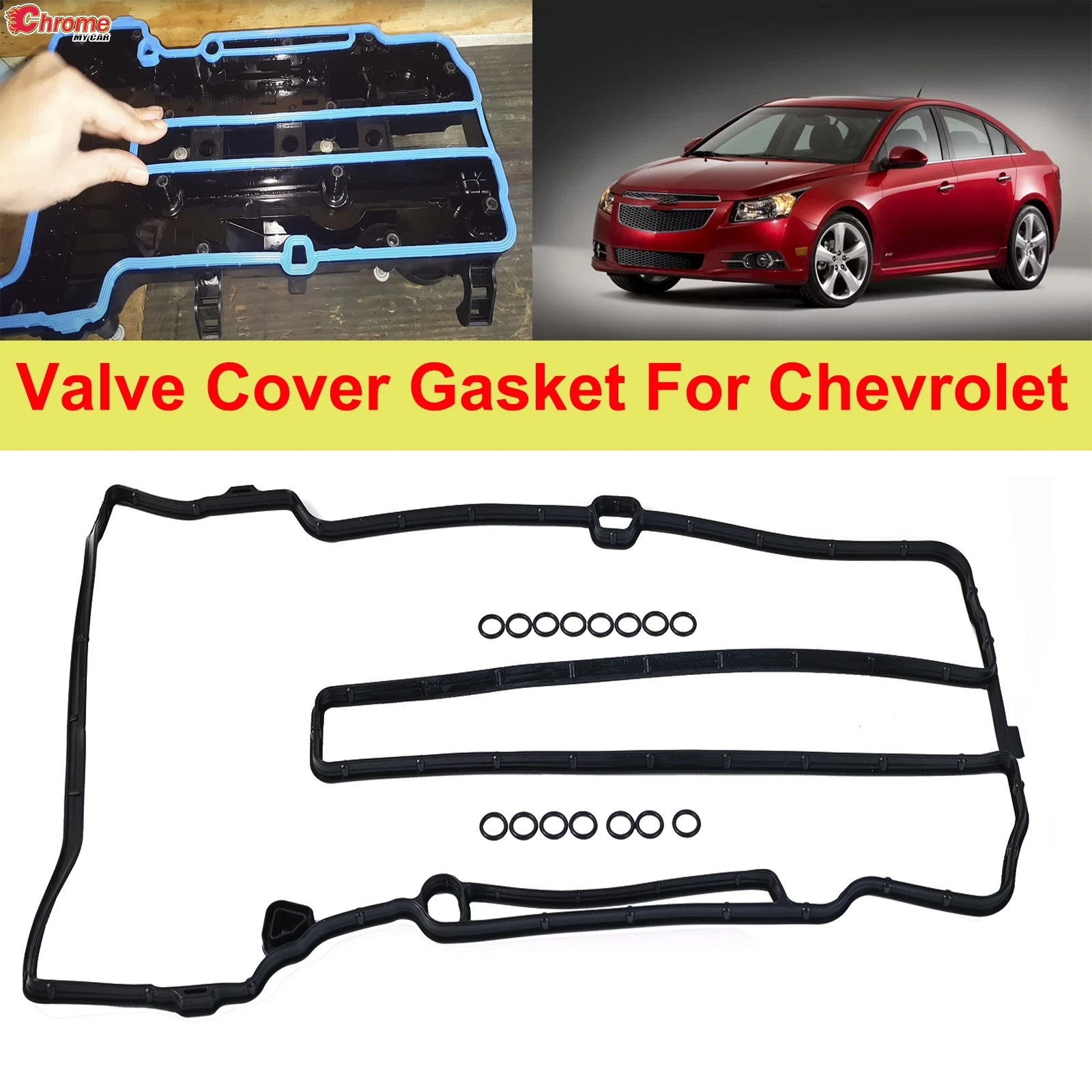 Для Buick Encore Chevrolet Cruze Volt Trax 1.4L L4 турбина 4-дверная черная прокладка крышки клапана