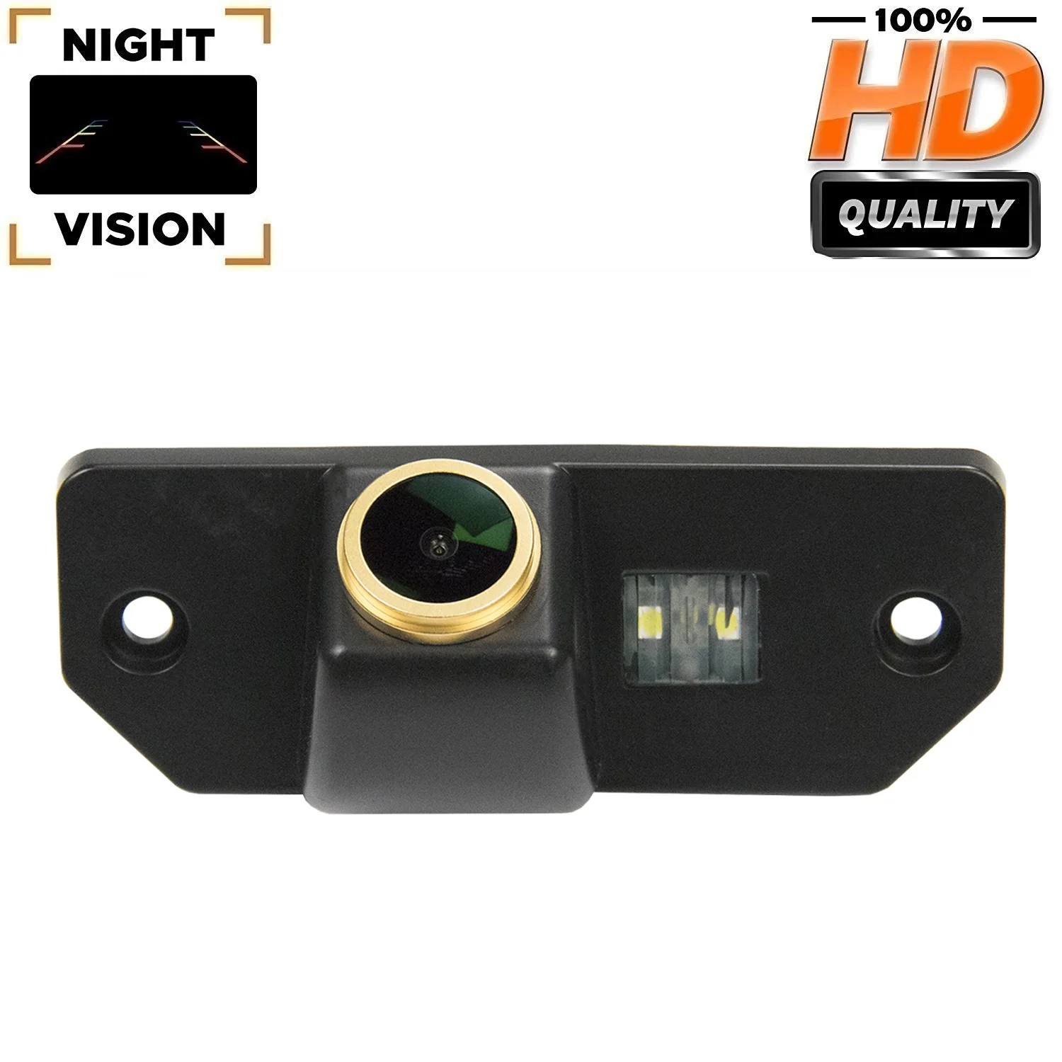 

HD 1280*720p Rear View Camera for FORD Mondeo FORD Focus 2 Mk3 Mk4 C-Max 2000-2012, Reversing Backup Camera License Plate Light