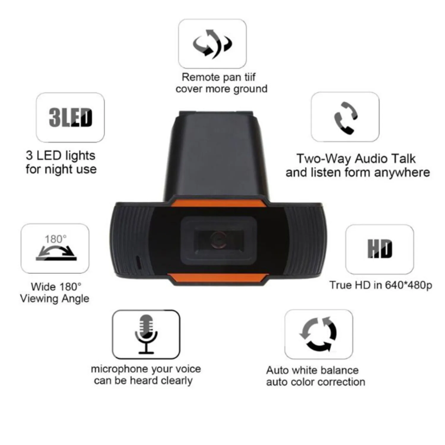 Веб-камера с микрофоном HD 1080P 720P USB | Компьютеры и офис
