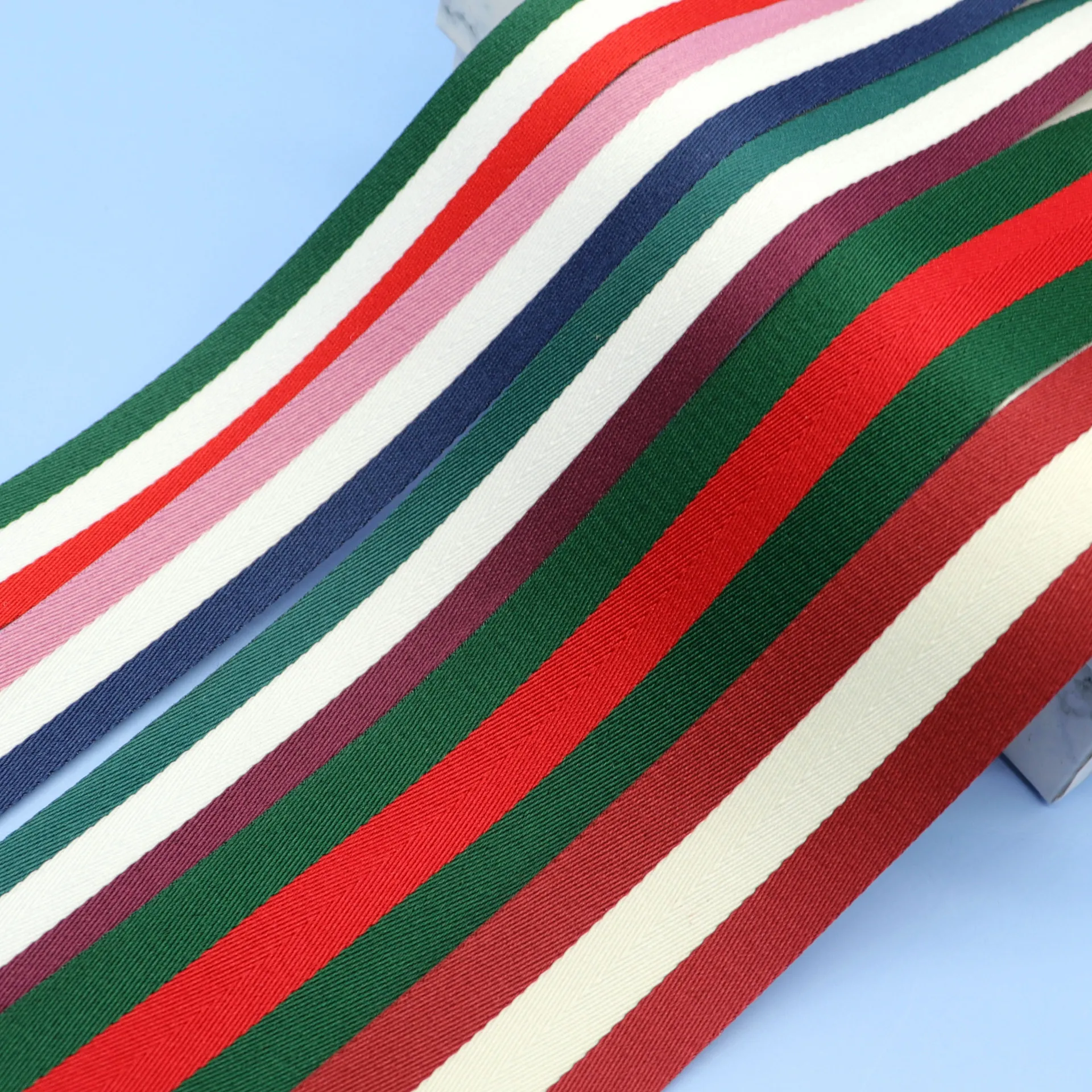 3 Yards of Beautiful Striped Ribbon DIY Clothing, Luggage, Clutch, Shoes and Hats Accessories Hair Bow DIY Gift Ribbon