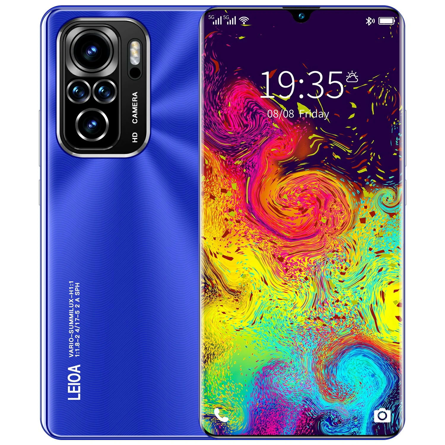 Смартфон Cectdigi Note 10 12 Гб ОЗУ 512 ПЗУ 7 2 дюйма 24 + 64 Мп HD экран две Sim-карты
