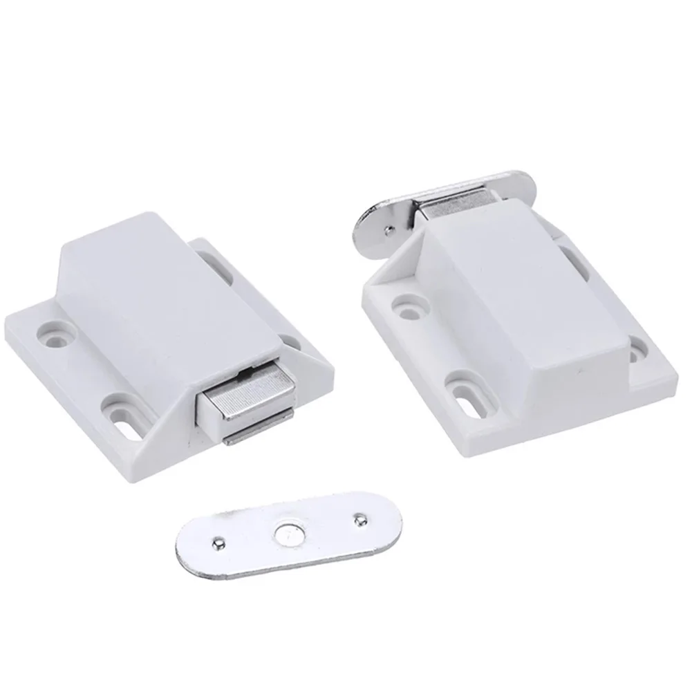 Магнитные защелки давления чтобы открыть белый винт фиксирующая черная защелка