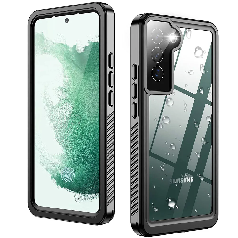 

Прозрачный водонепроницаемый чехол из ТПУ для Samsung Galaxy S22, S22 +, S22