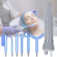 6 in 1 high frequency facial treament machine neonargon electrotherapy wand anti wrinkle face care therapy device beauty tools