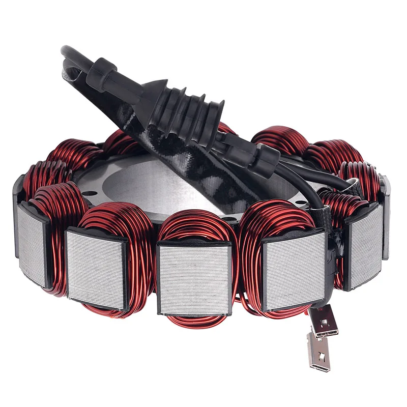 Катушка статора генератора мотоцикла для Harley Touring Road King Electra Glide FLHRSEI2 FLHPEI FLHPI FLHR FLHRCI