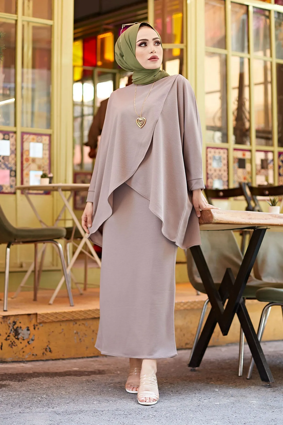 Женская юбка Tunik двойной костюм комбин низ верхнее мусульманское платье хиджаб мусульманские ustleri женский костюм 2021 абайя