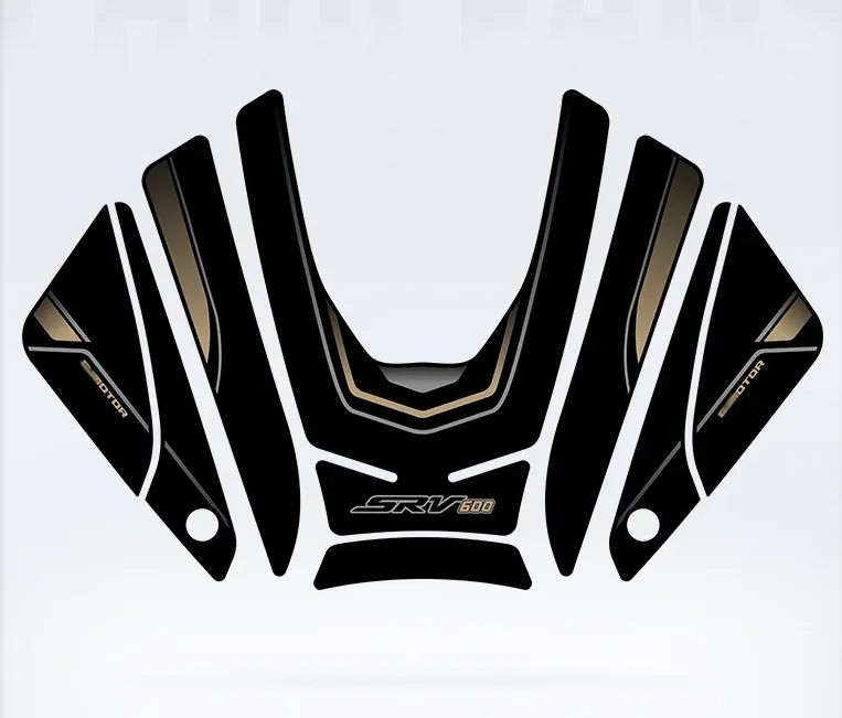 ДЛЯ QJMOTOR SRK 600 противоскользящая накладка на топливный бак для мотоцикла боковая