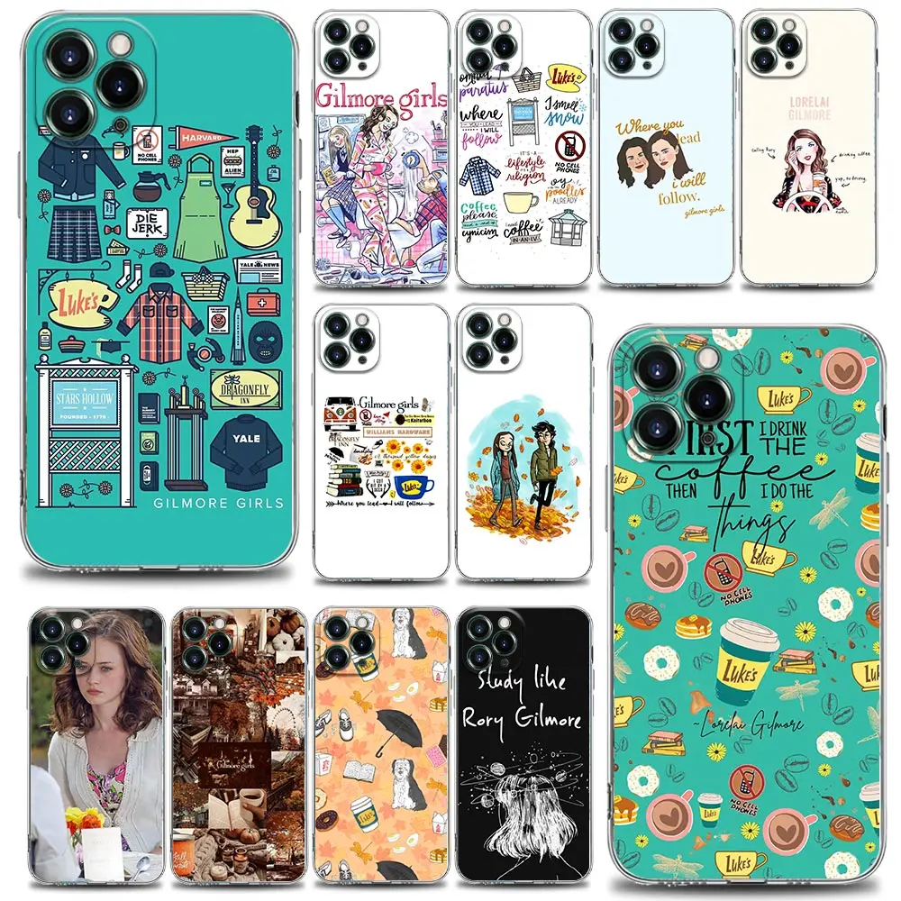 

TV Show Gilmore Girls Die Jerk Funda iphone 11 Case for iPhone 14 13 12 11 Pro Max Mini Case SE XR XS 7 8 6s 14 Plus Clear Cover