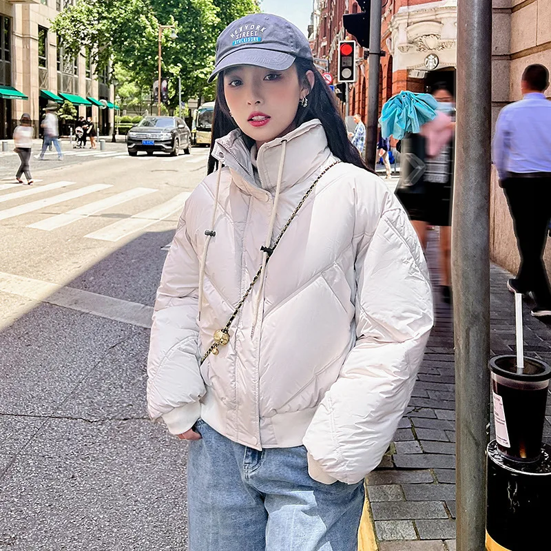 Женская Стеганая куртка с высокой талией