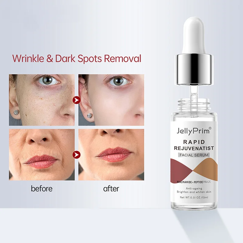 

Pore Shrinking Face Serum Remove Dark Spots Whitening Skin Care For Glowing Niacinamide Hyaluronic Acid Collagen Facial Essece