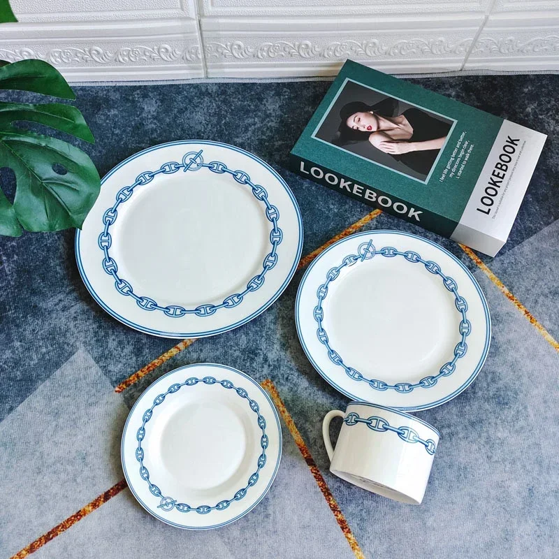 ırisches Keramik-Western-Teller-Set Стейк-теллер Солат Теллер Петербургский комплект Полный