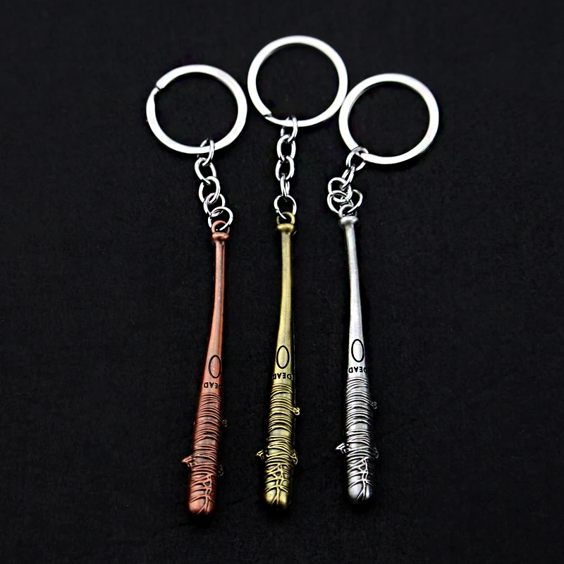 Металлический брелок Ходячие мертвецы Negan Lucille мини-подвеска с бейсбольной битой