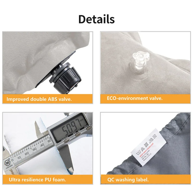 Самонадувающийся туристический коврик утолщенный надувной матрас спальный для 2