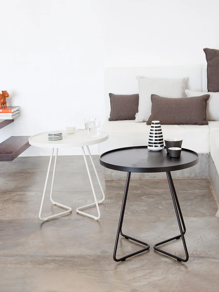 Скандинавские Настольные светильники, роскошный диван для гостиной, креативный маленький круглый стол, минималистичный дизайнерский подв...