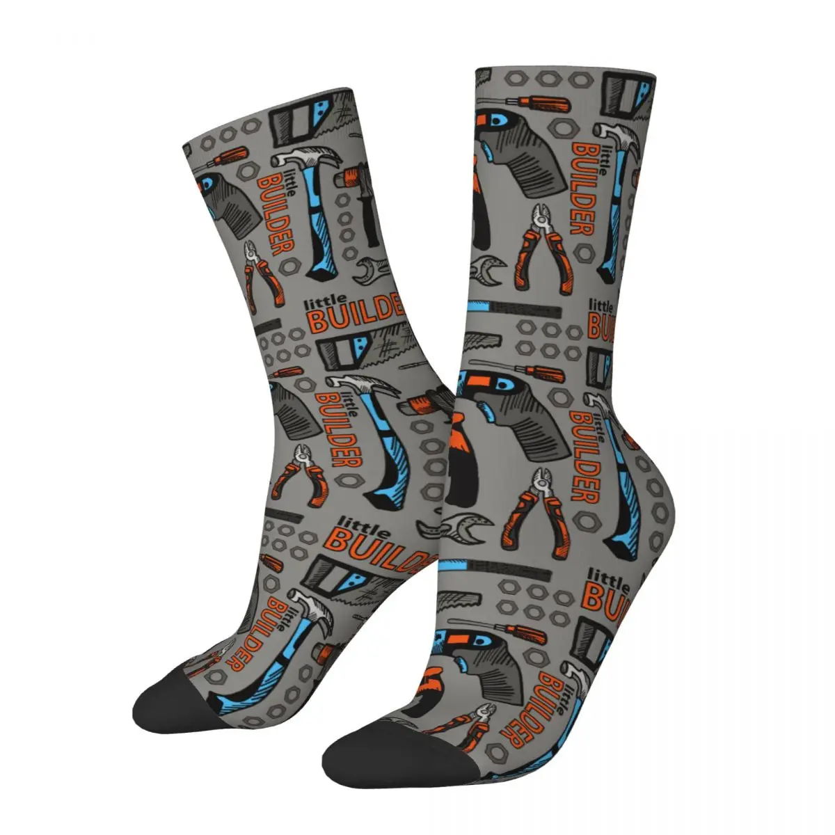 

Construction Tools Builder Workers Accessories Crew Socks Sweat Absorbing High Quality Crew Socks Super Soft Birthday Gifts Idea