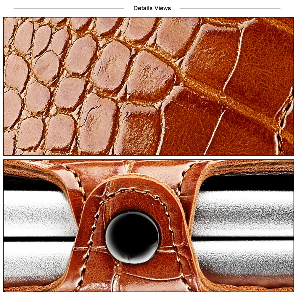 New Anti Rfid Wallet Bank ID Credit Card Holder Wallet Leather Purse Aluminum Business Card Box Case Protector Cardholder Pocket