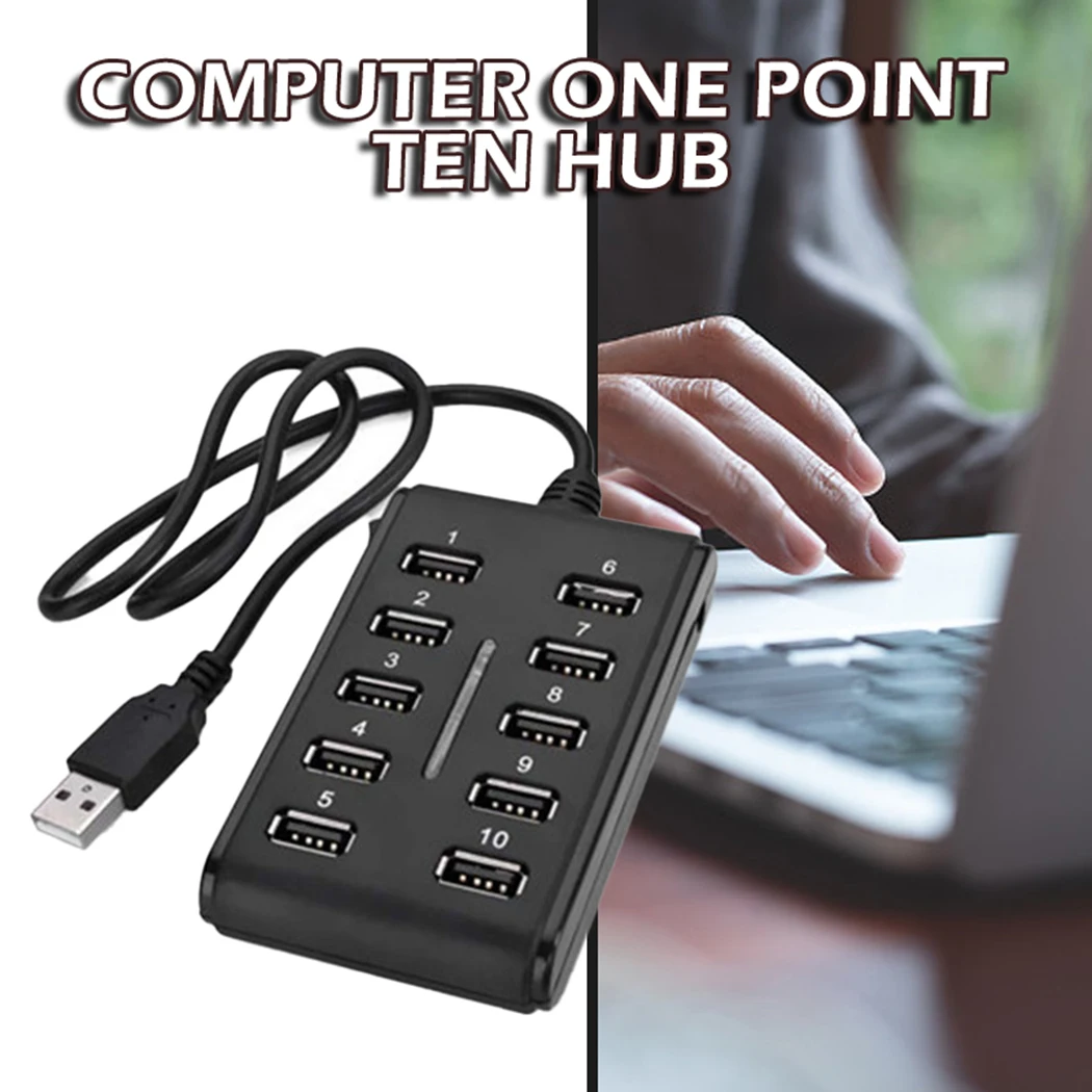 

Док-станция USB 2,0, 10 портов, 5 В, 480 Мбит/с