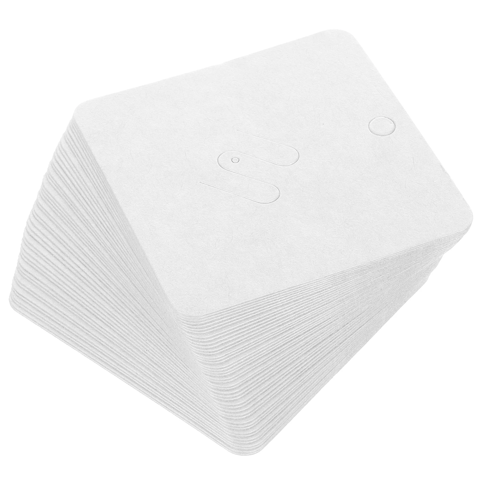 

200 Pcs Card Display Rack Bracelet Packaging Small Business Pin Hairpin Holder Paper Jewelry Cards