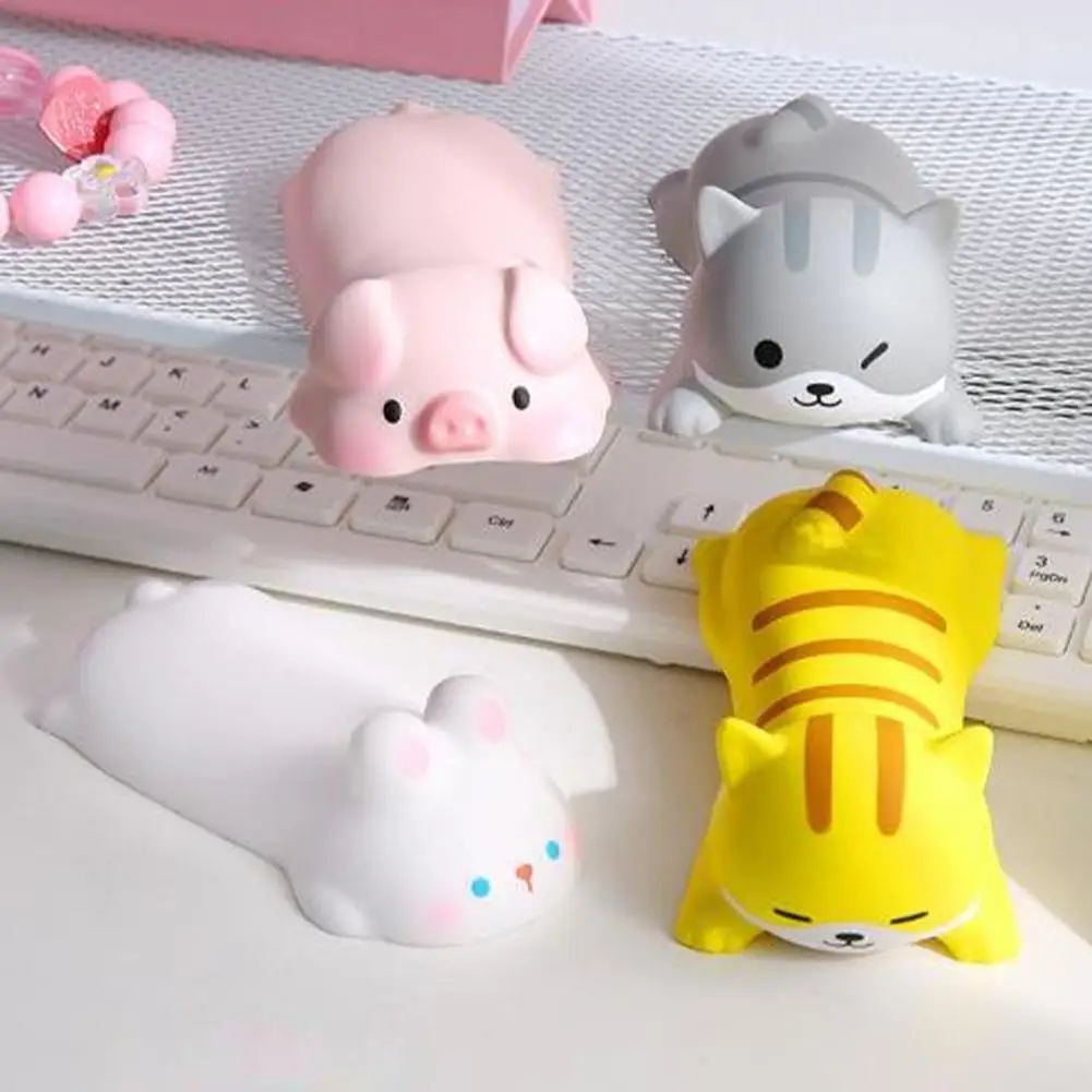 

Cute Wrist Rest Support For Computer Mouse Keyboard Cartoon Shape Office Desktop Ergonomic Arm Rest Supplies Mouse Pad