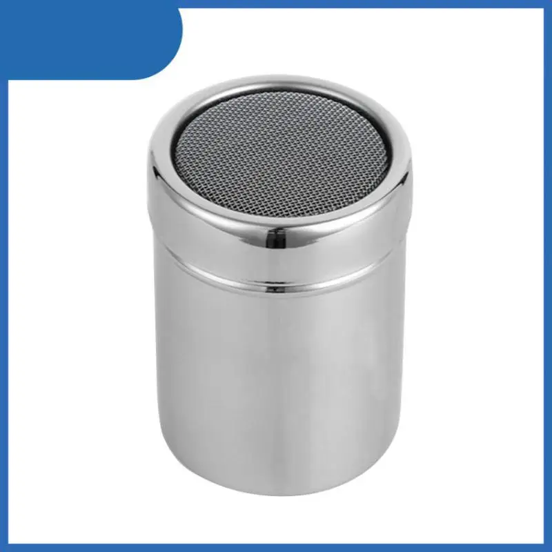 

Coffee Sifter Shaker Stainless Steel Chocolate Shaker Cocoa Flour Icing Sugar Powder Coffee Sifter Lid Shaker Cooking Tool 1pcs