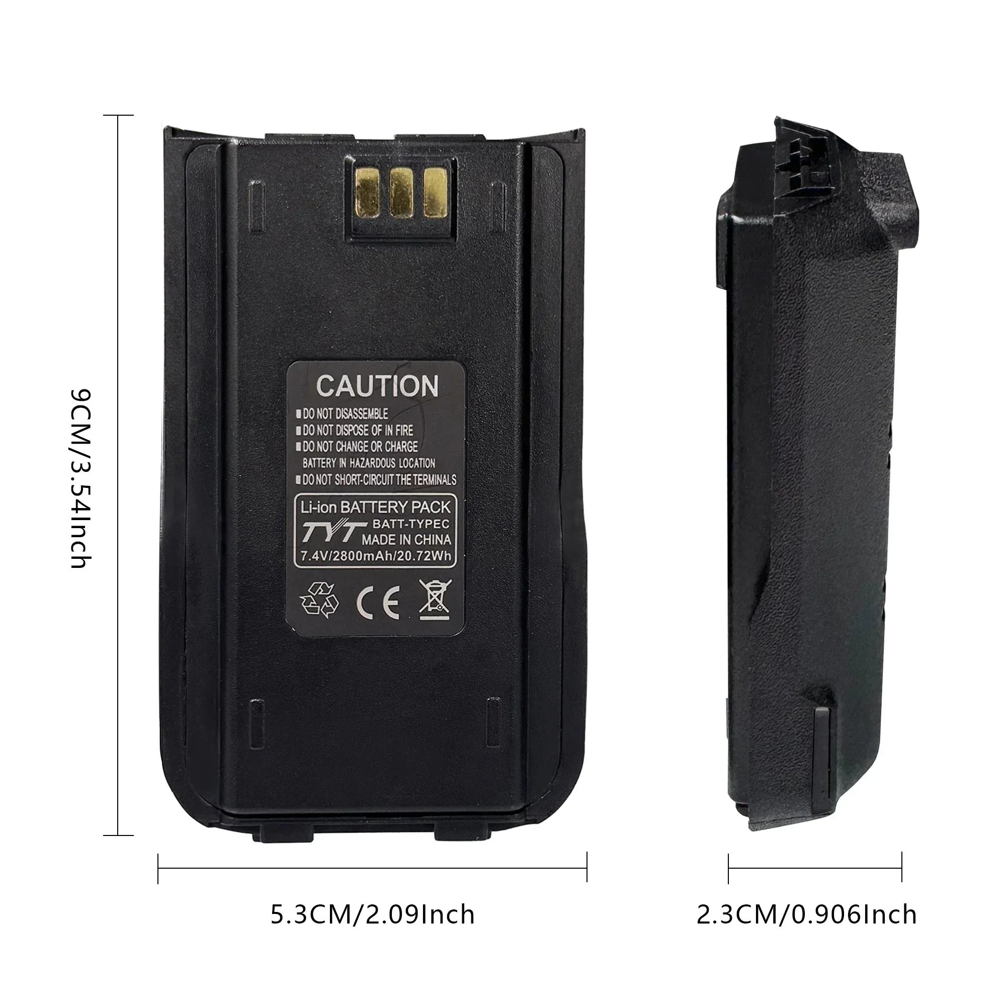 Батарея для TYT MD-380 2800 мАч