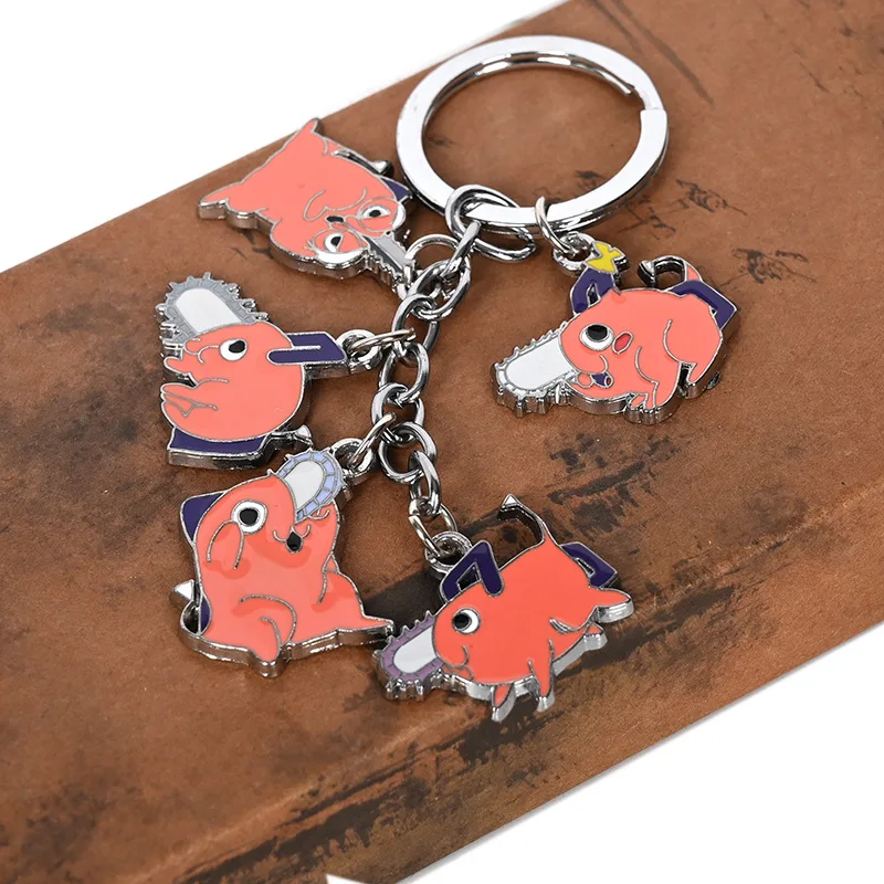 

Anime Chainsaw Man Keychain Cute Cartoon Pochitas Makimas Creative Doll Bag Charm Toy Accessory Birthday Gift