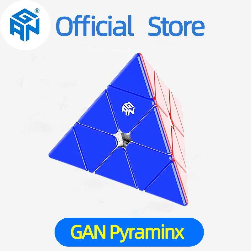 

GAN Pyraminx 36 Magnets Speed Magnetic Pyramid Puzzle Stickerless Triangle Cube with Extra GES(Explorer)