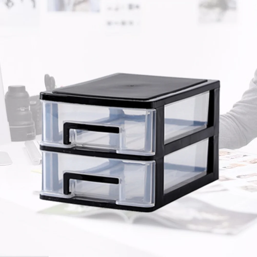 

Makeup Storage Drawers 2 Layers Jewelry Storage Case Display Box Holder Organizer Vanity Case for Bathroom Vanity Countertop