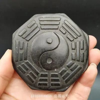 Изысканный Античный Железный метеорит Hongshan схема украшения Багуа |