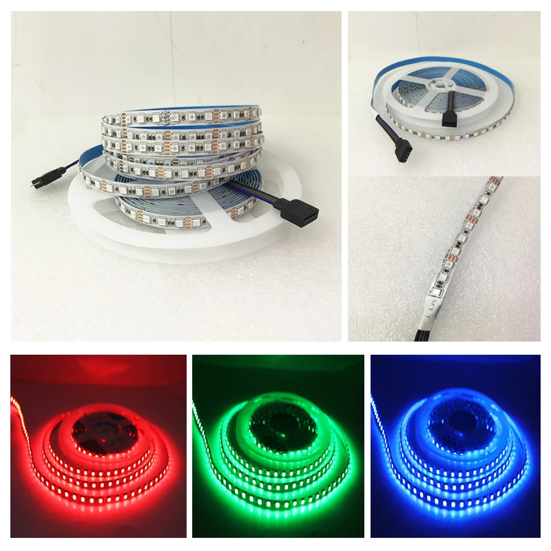 

8MM Narrow Width 3535 SMD RGB Color Changeable LED Strip 120LED/m DC12V Flexible Strip LED Light Tape For Home KTV Decoration