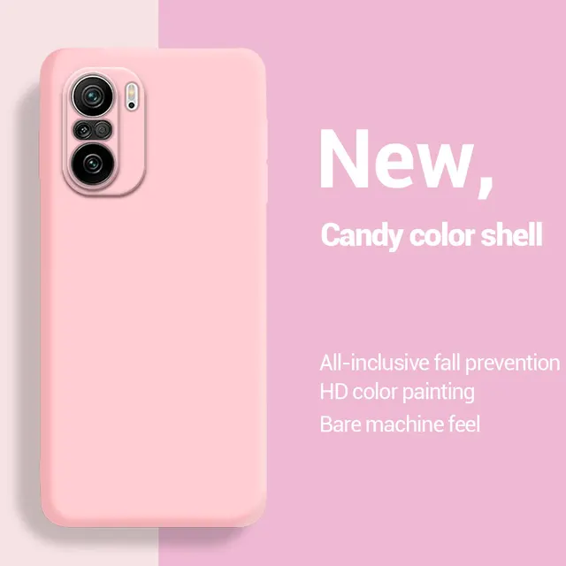 Матовый Силиконовый чехол для Xiaomi POCO F3, задняя крышка для Redmi ...