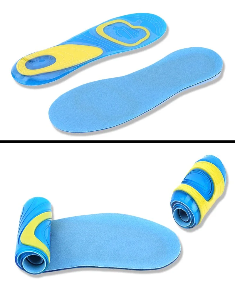 1 пара силиконовые удобные мужские стельки для обуви